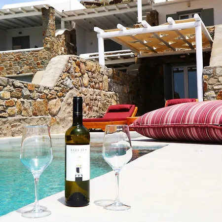 Villa Piccolo With Private Pool And Sea View Kalafatis